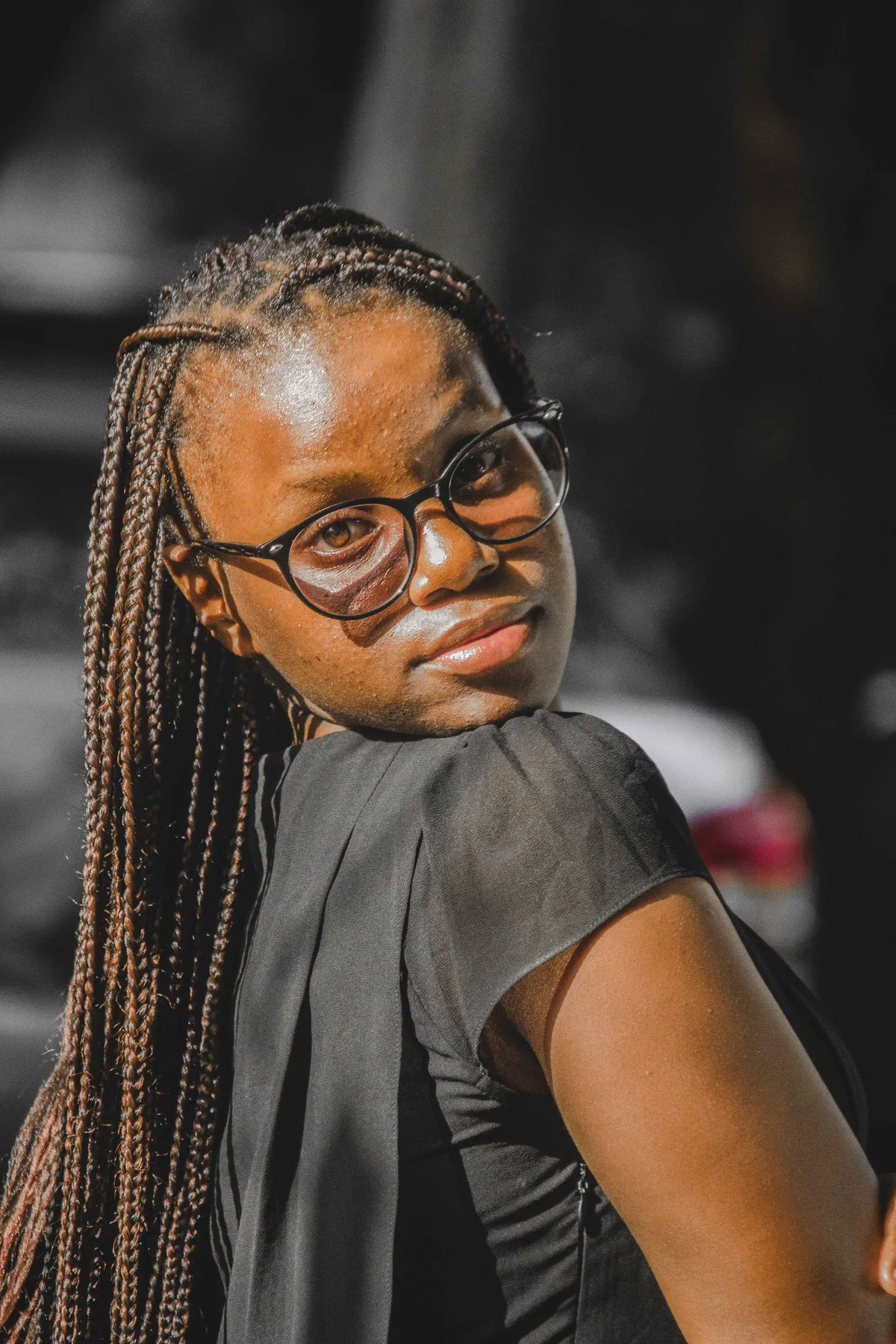 Knotless Braids hairstyle inspiration in Gasparillo, Trinidad