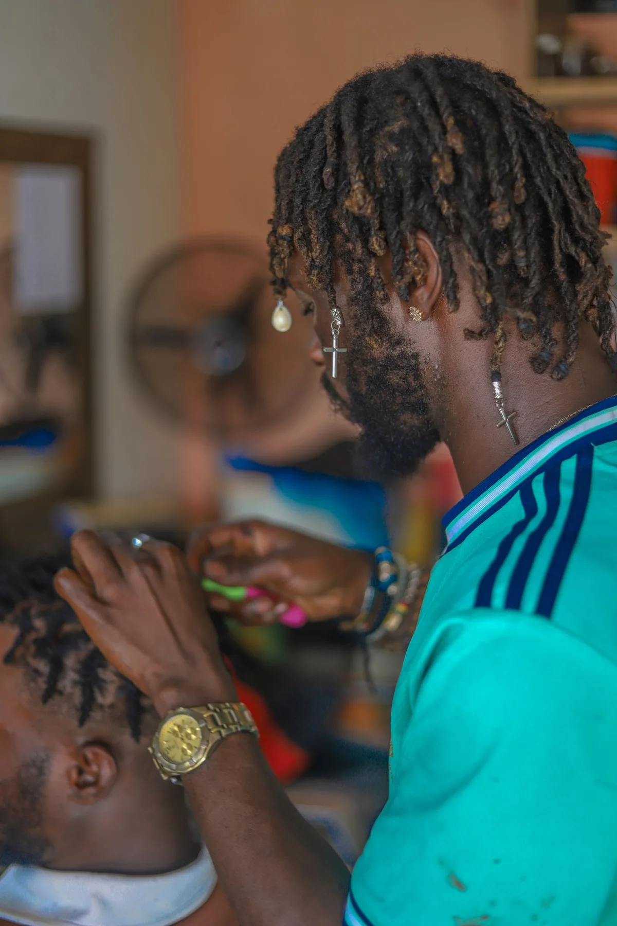 Loc Retwist hairstyle inspiration in Gasparillo, Trinidad