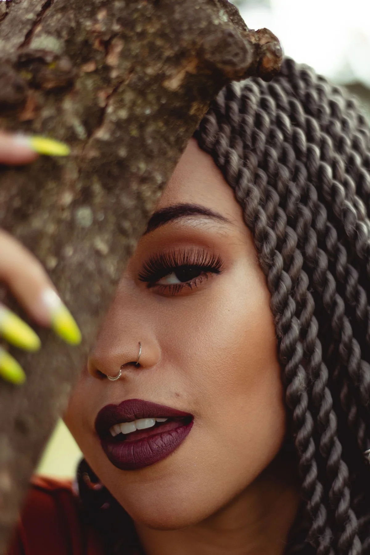 Rope Twists hairstyle inspiration in Gasparillo, Trinidad